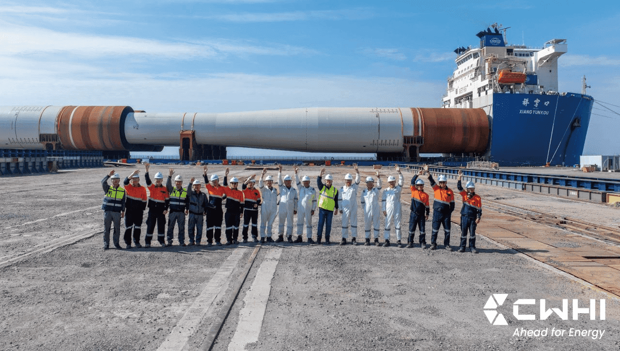  CWHI Ships Third Batch of XXL Monopiles for Inch Cape Offshore Wind Farm