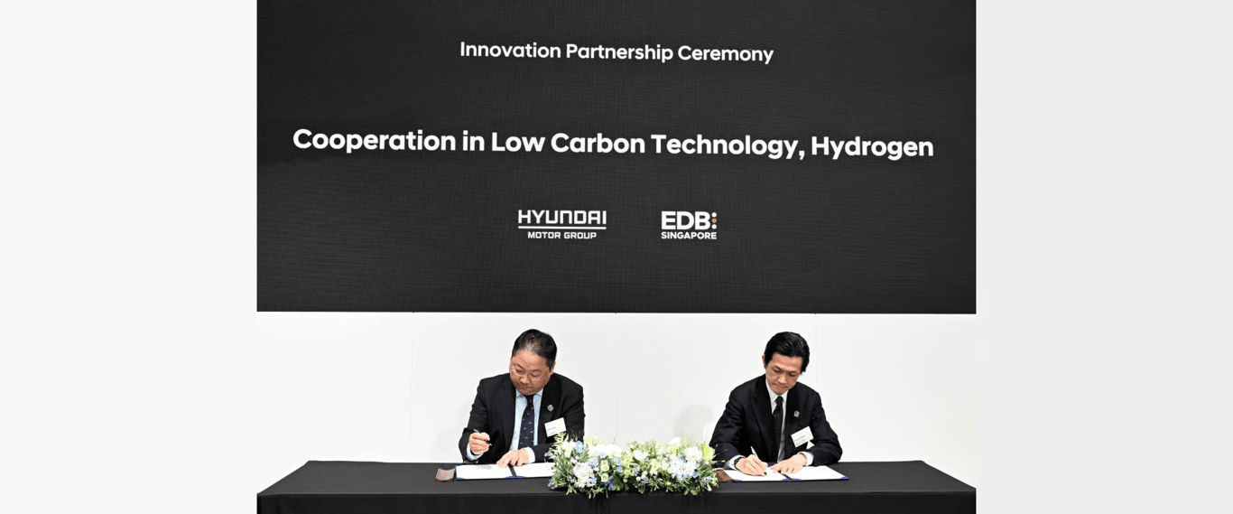  Hyundai Motor Group Signs Partnership with Singapore's Economic Development Board for Low-Carbon Hydrogen Technology Development