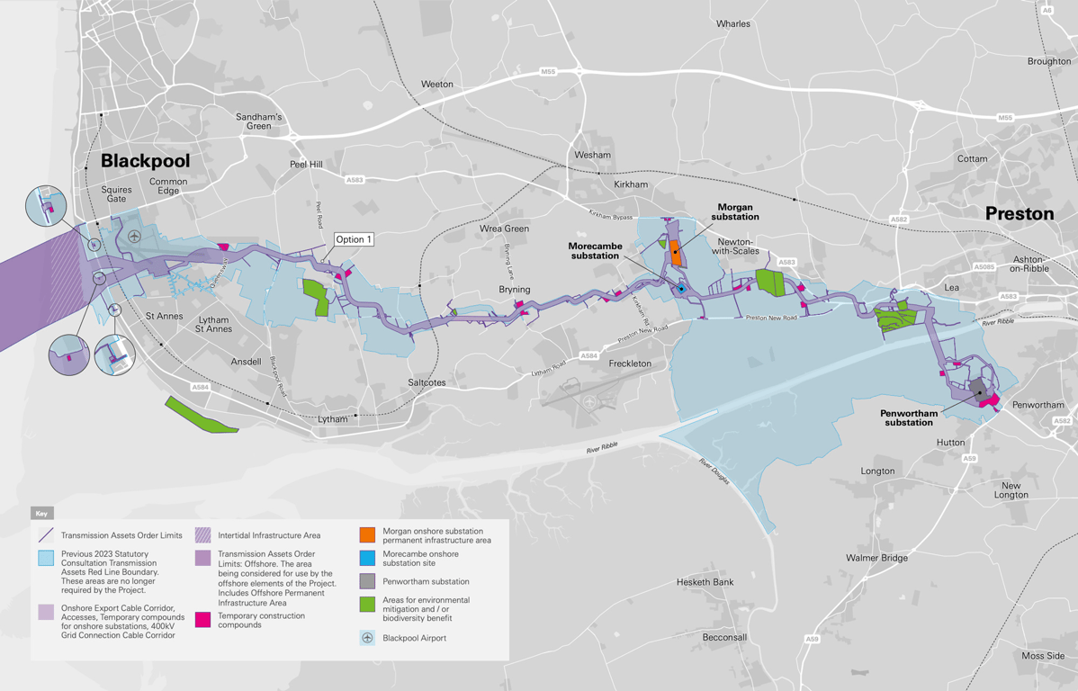 Morgan Offshore Wind Farm Map