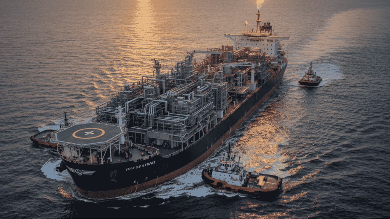  FPSO P-78 Floating Production Platform Arrives at Búzios Field in Santos Basin Pre-Salt