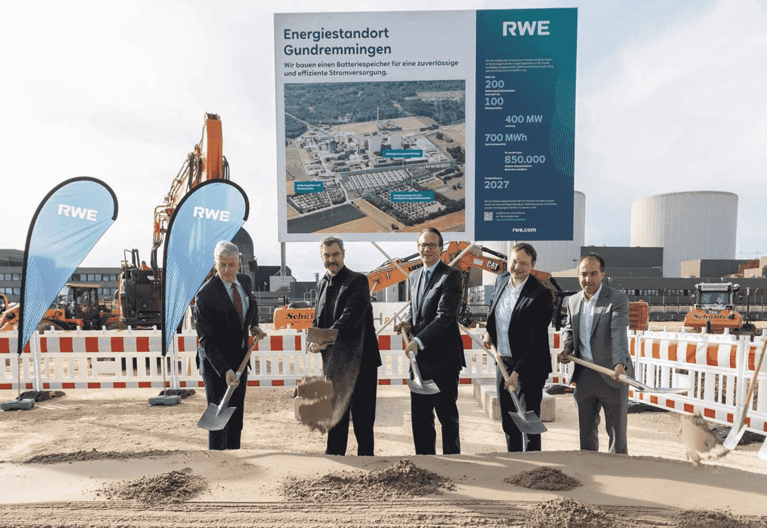  RWE Breaks Ground on Germany's Largest Battery Storage Facility in Bavaria with €230 Million Investment