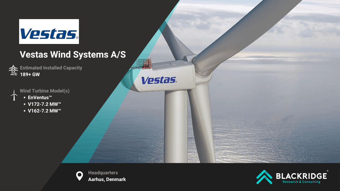 Vestas Wind Systems AS largest wind turbine manufacturer