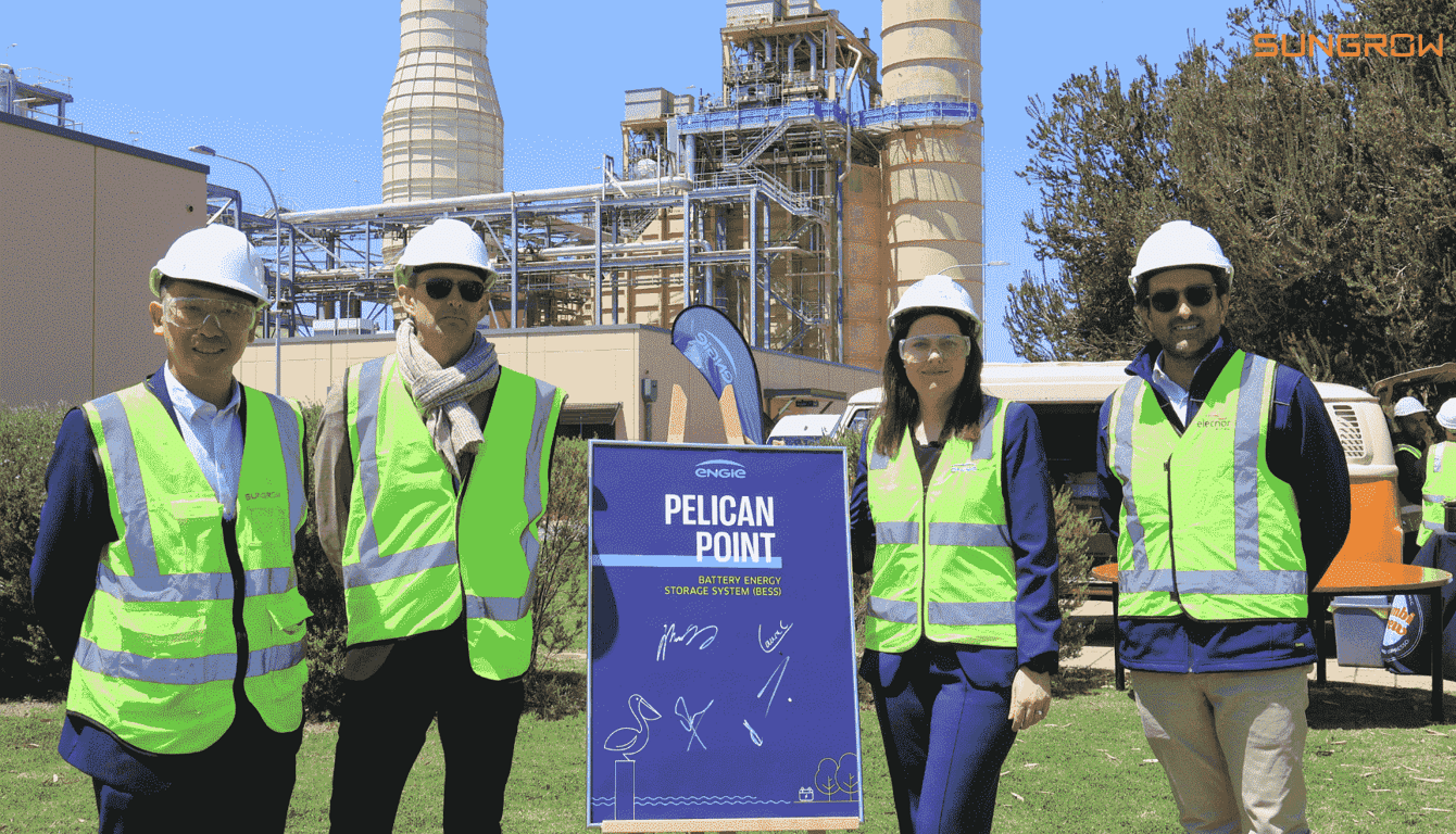 Sungrow Begins Construction of 200 MW Grid-Forming Battery Storage System in South Australia