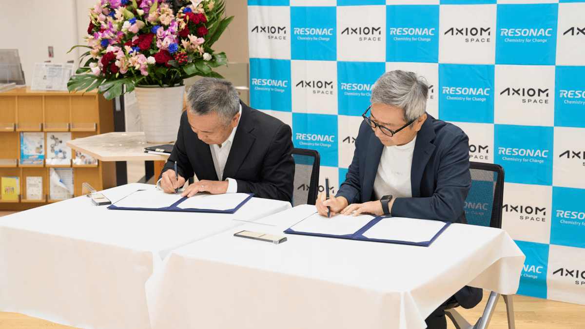  Axiom Space and Resonac Sign MOU to Advance Space-Based Semiconductor Manufacturing
