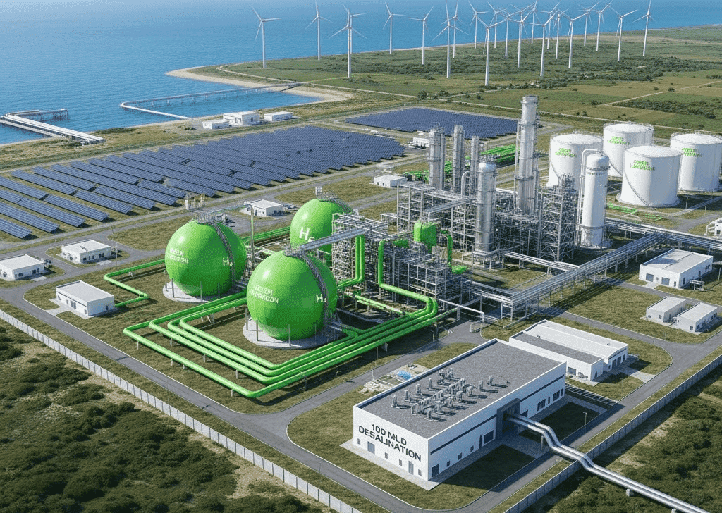 Oswal Energies Signs MoU with Deendayal Port Authority for Green Hydrogen, Methanol, Ammonia and 100 MLD Desalination Plant Development