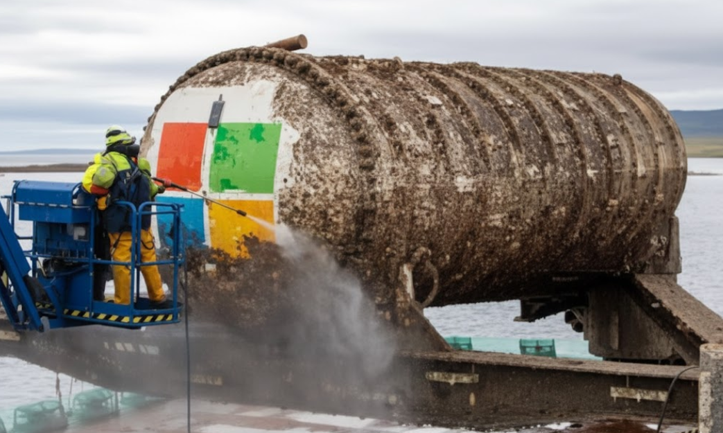 microsoft data center in ocean