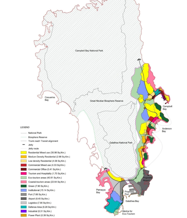 Great Nicobar Island Develpment Project Road Map