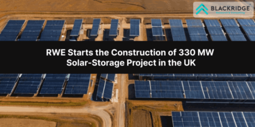 RWE Starts the Construction of 330 MW Solar-Storage Project in the UK