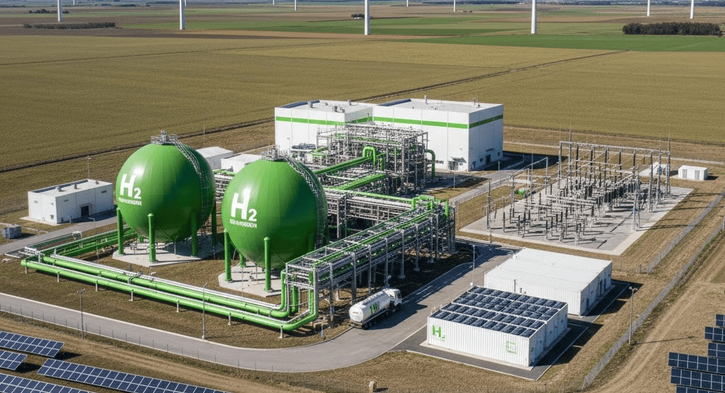  UK Completes First Hydrogen Blending Trial to Power National Grid Using Brigg Power Station
