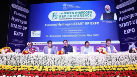  Union Minister Inaugurates India's First Green Hydrogen R&D Conference