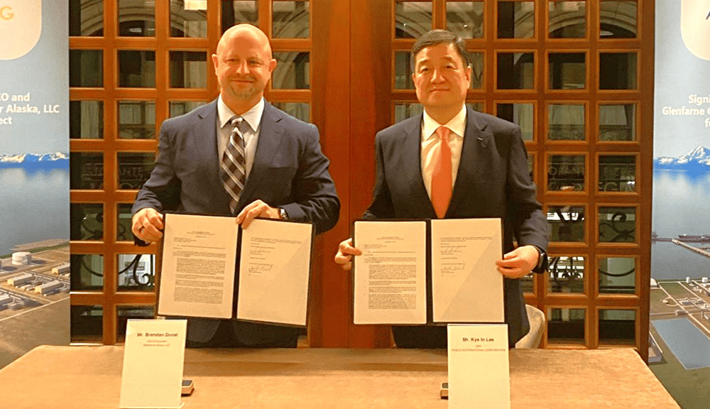 Glenfarne Alaska LNG and POSCO Form Strategic Partnership for Alaska LNG Project
