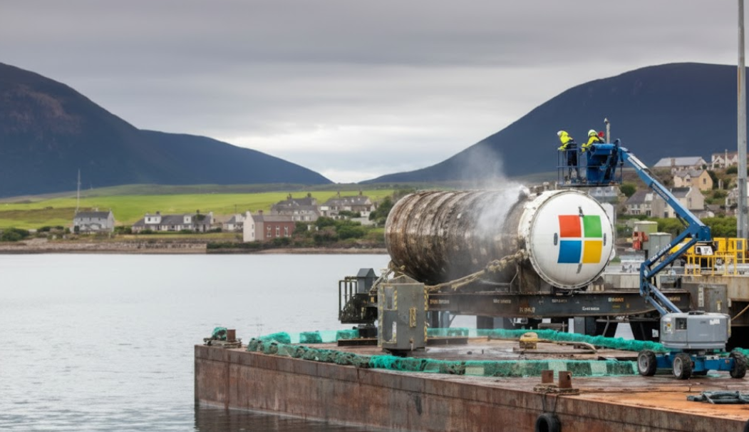 microsoft data center in ocean